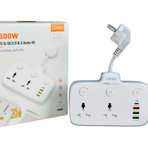 Rallonge(1 PD & QC3.0 & 2 Auto-ID)